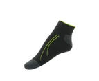 Men 2 x Unisex Puma Performance Training Quarter Crew Black Socks Cotton/Polyester