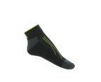 Men 2 x Unisex Puma Performance Training Quarter Crew Black Socks Cotton/Polyester