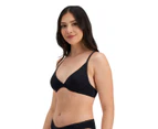 Bonds Womens Everyday Organics Underwire Bra Black