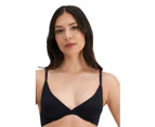 Bonds Womens Everyday Organics Underwire Bra Black