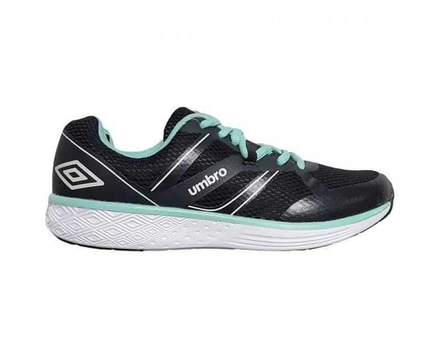 Umbro Enim Womens Runners Running Shoes Black / Mint Synthetic