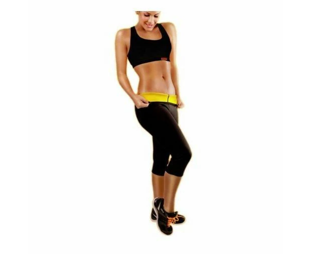 Womens Neoprene Body Shaper Pants Black Slim Waist Yoga Vest Shapers