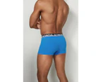 5 x Bonds Mens Everyday Trunks Underwear Black / Navy / Blue Cotton/Elastane