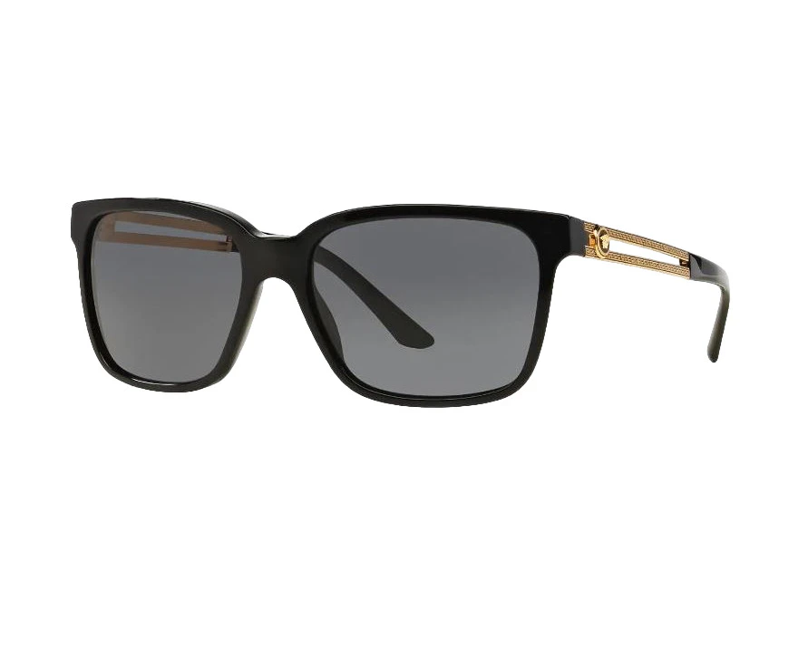 Mens Versace Sunglasses Ve4307 Black/ Grey Sunnies