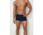 5 x Bonds Mens Everyday Trunks Underwear Black / Navy / Blue Cotton/Elastane