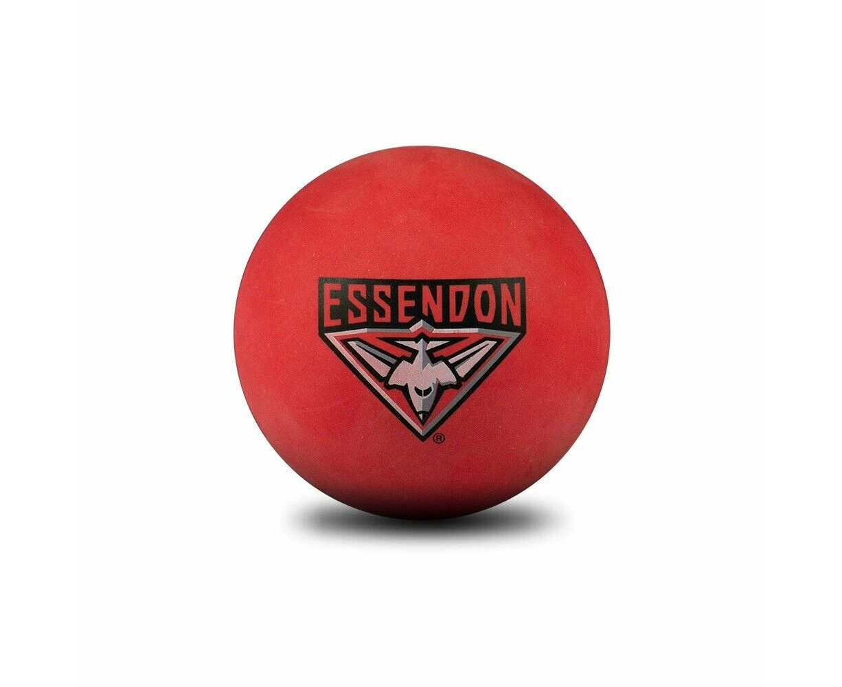 AFL Rubber High Bounce Hand Ball - Essendon Bombers - Single - 6cm