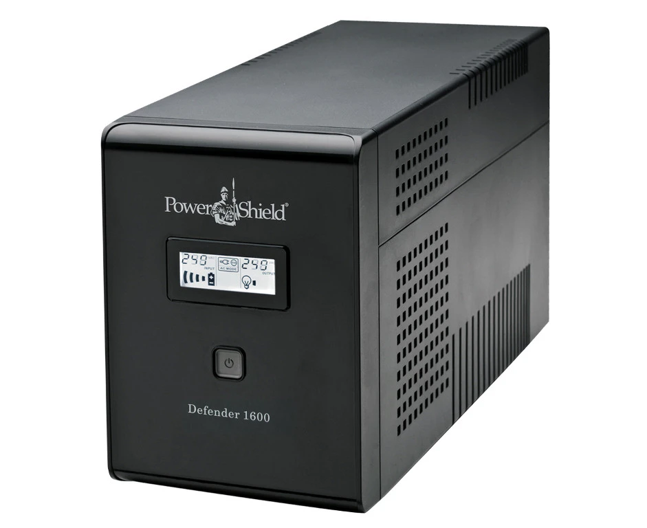 PowerShield 39cm Defender 1600VA/960W Line Interactive UPS w/ AVR For Computer