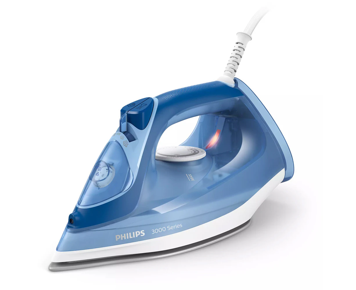 Philips 3000 Series Portable Clothing/Garment Iron Steam Boost 2400W Blue