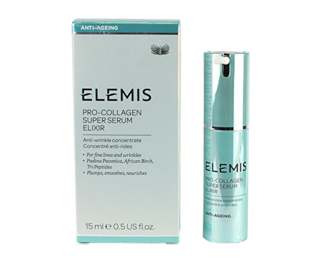 Elemis Pro Collagen Elixir 15ml Serum For FIne LInes And Wrinkles