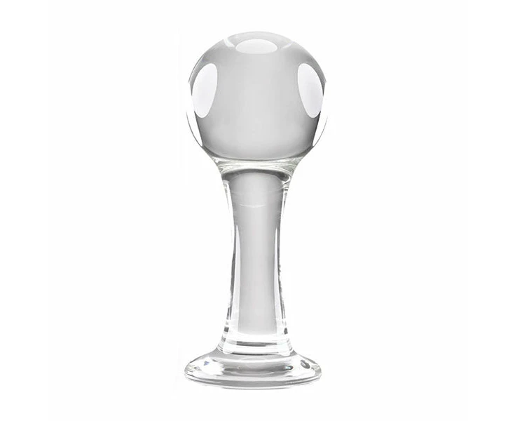 Gender X The Baller Clear Glass 11 Cm Anal Plug