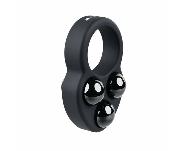 Gender X Workout Ring Black Weighted Cock Ring