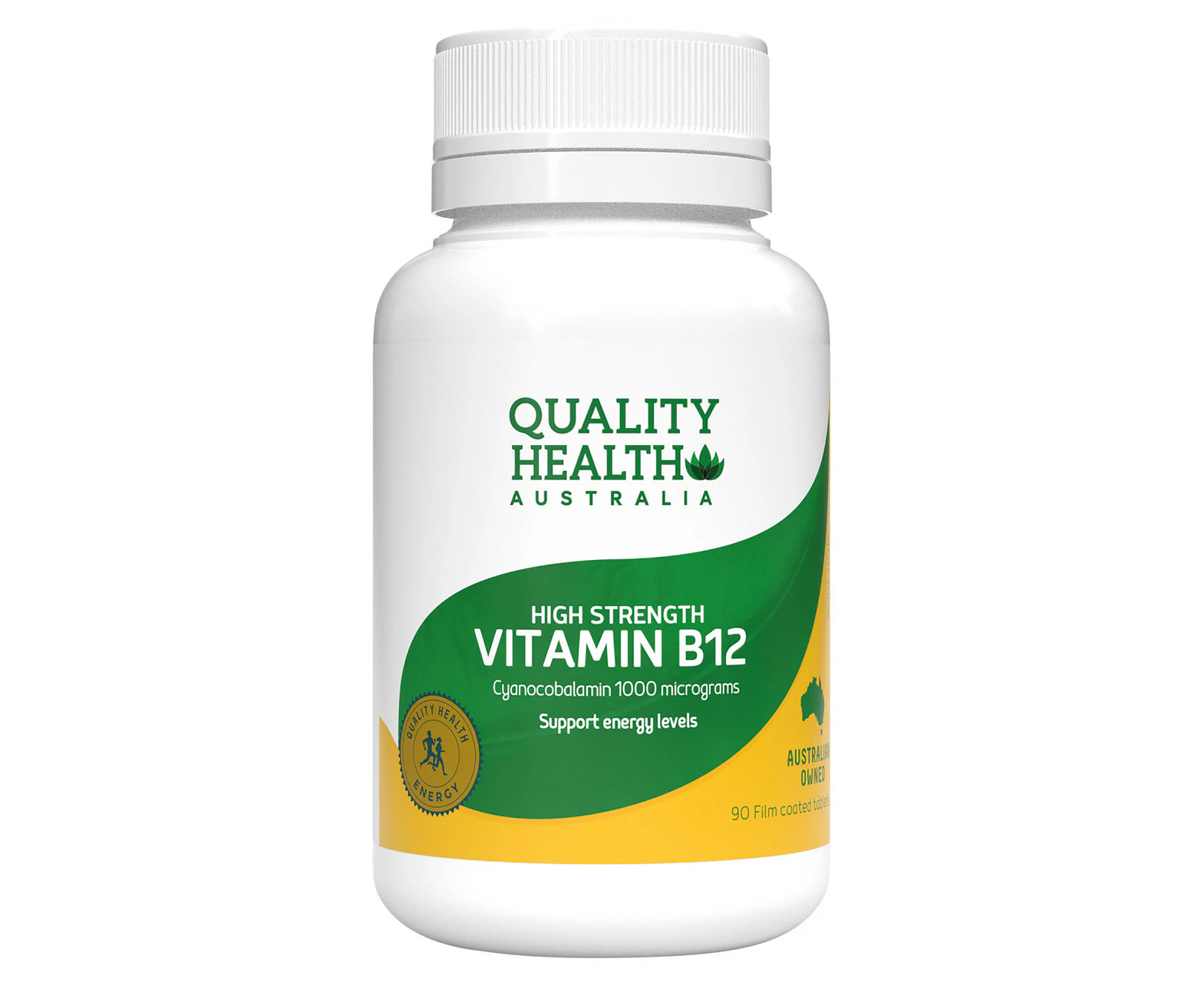 Quality Health Australia High Strength Vitamin B12 90s