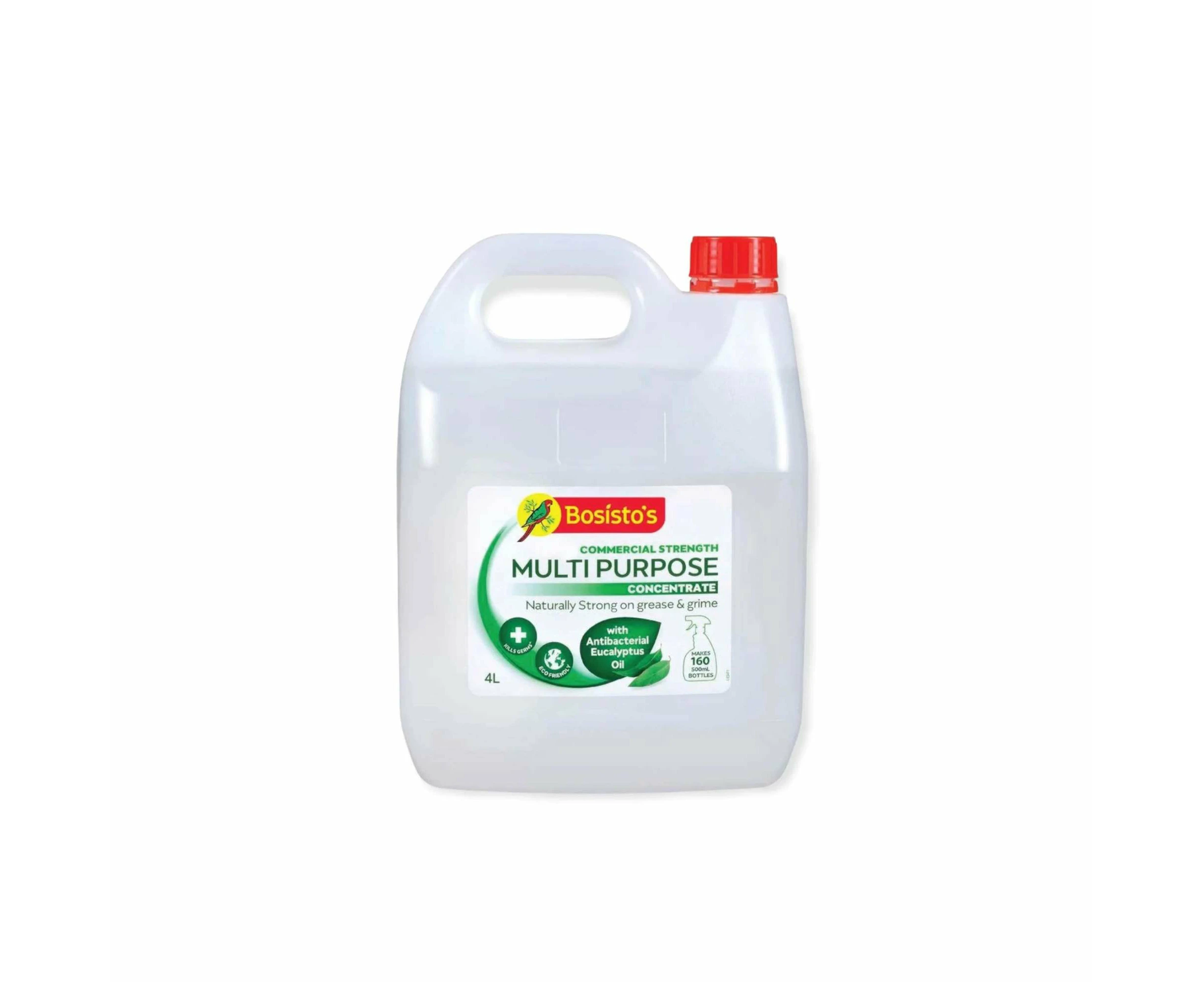 4L Multipurpose Cleaner Bosisto's Commercial Strength Concentrate Eucalyptus Oil