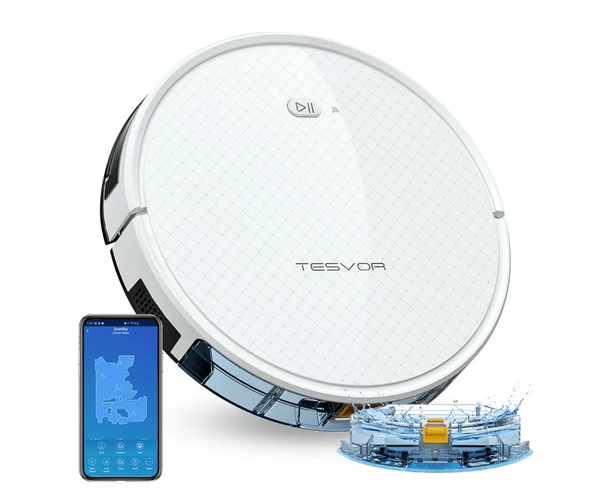 Tesvor X500 Pro Robot Vacuum Cleaner and Mop