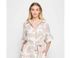 Target European Linen Button Through Midi Dress