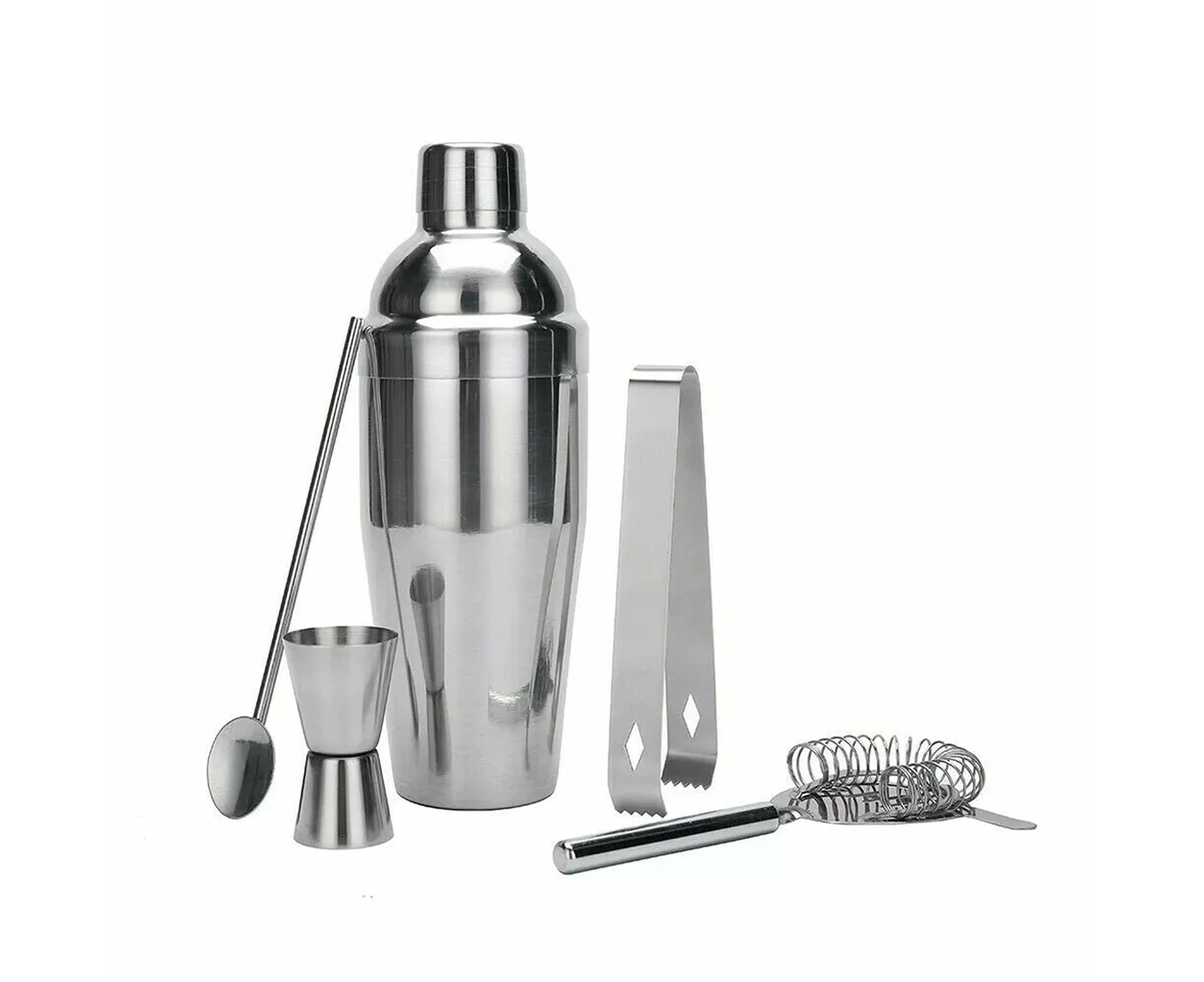 Cocktail Shaker Set Maker Mixer Martini Spirits Strainer Bartender Kit 750ml