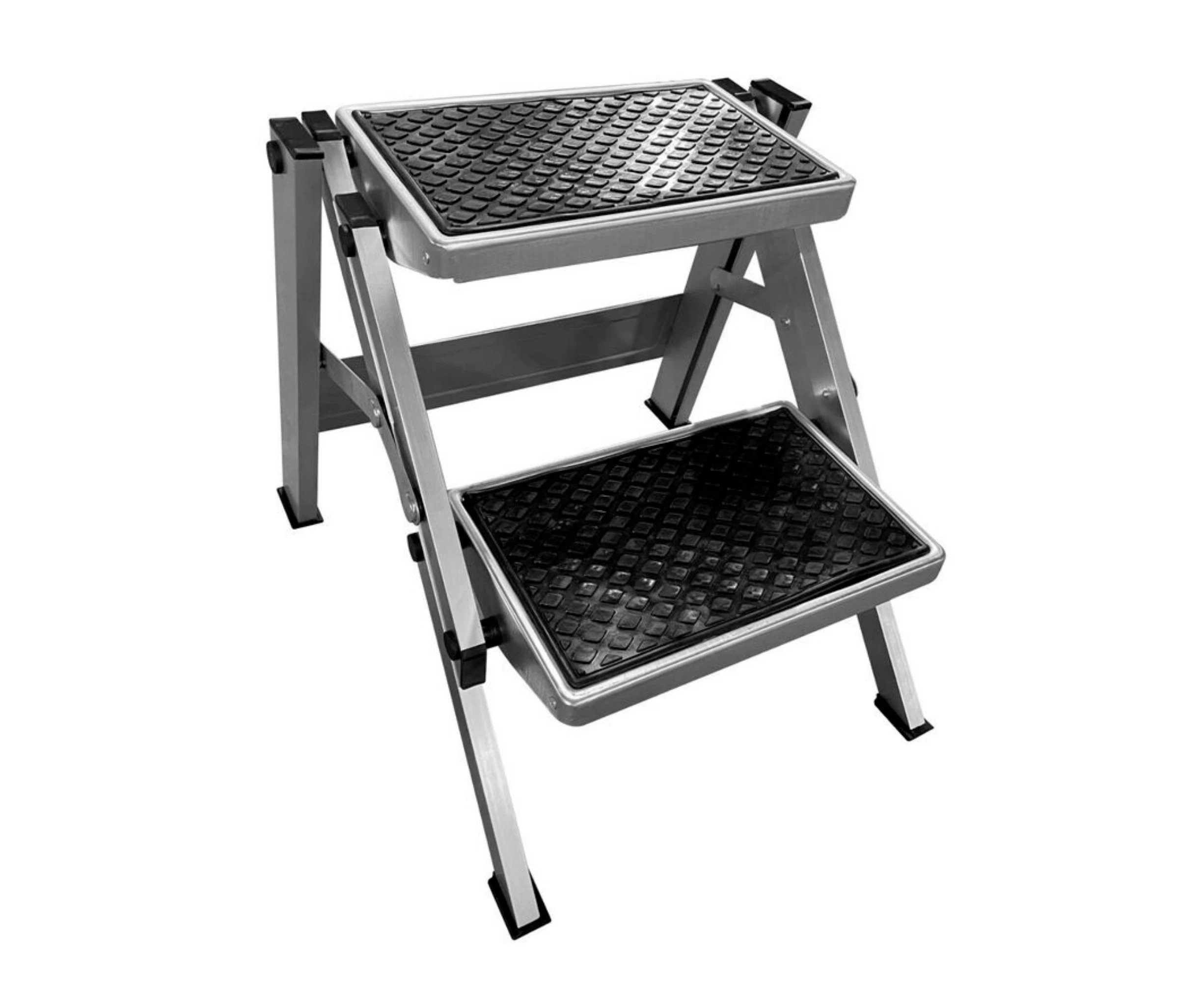 Portable Double Folding RV Step Ladder Camper Caravan