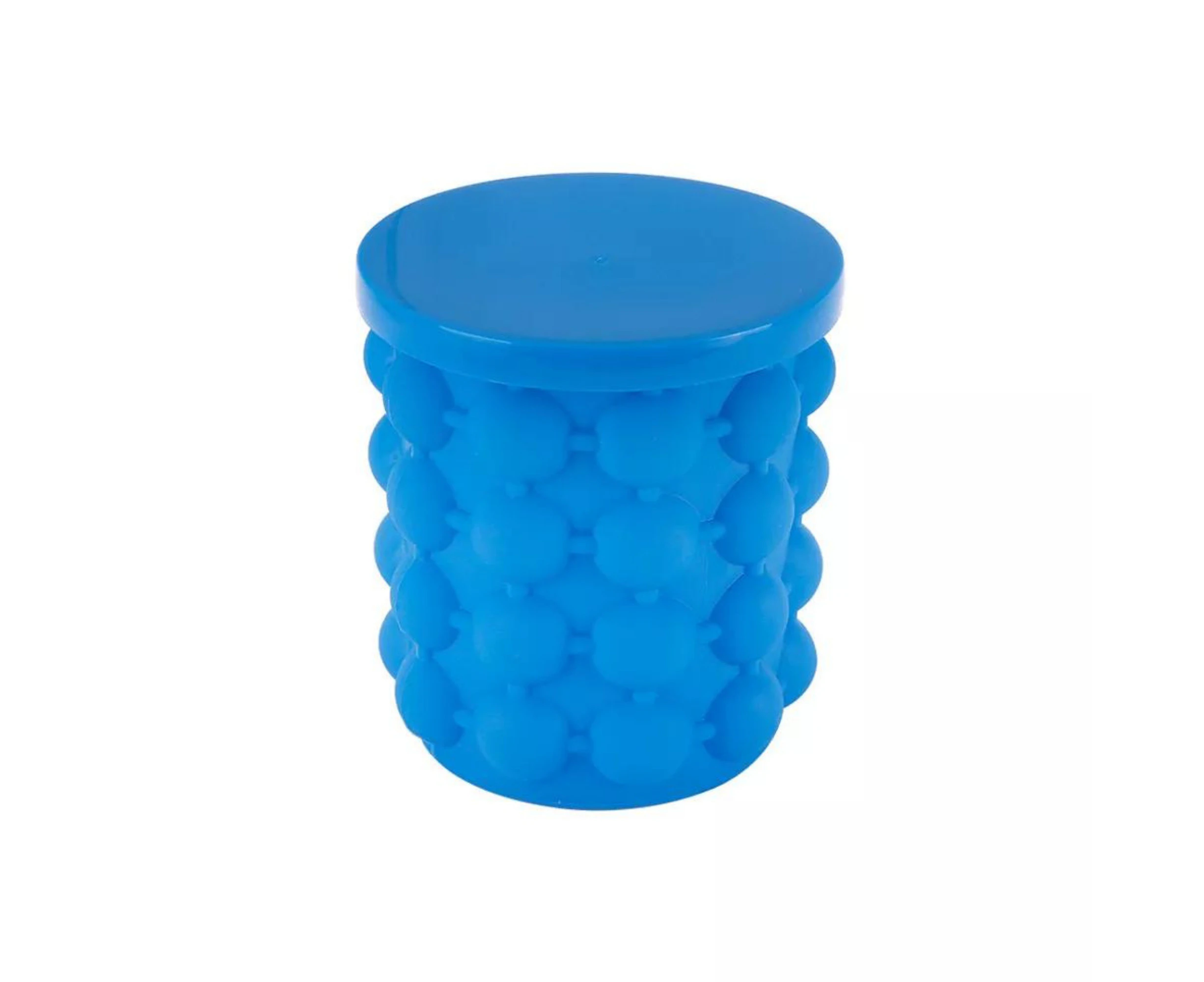 Cube Maker Ice Bucket Space Saving Silicone Tray