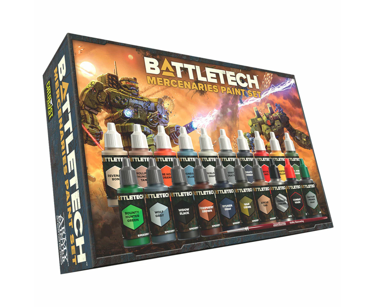 Battletech Mercenaries Paint Set