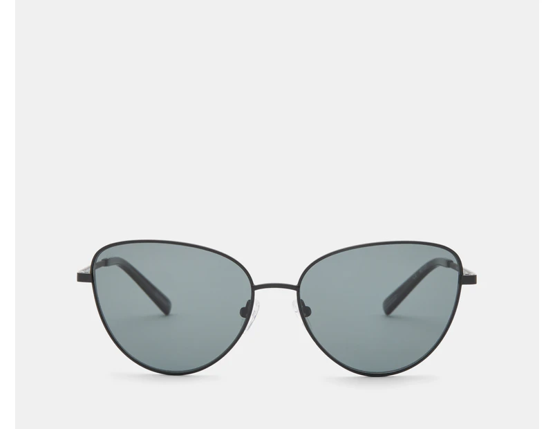 Sito Unisex Candi Polarised Sunglasses - Matte Black/Iron Grey