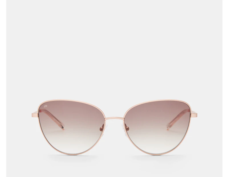 Sito Unisex Candi Sunglasses - Rose Gold/Dew/Minky