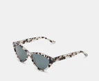 Sito Unisex Seduction Polarised Sunglasses - Snow Tort/Iron Grey