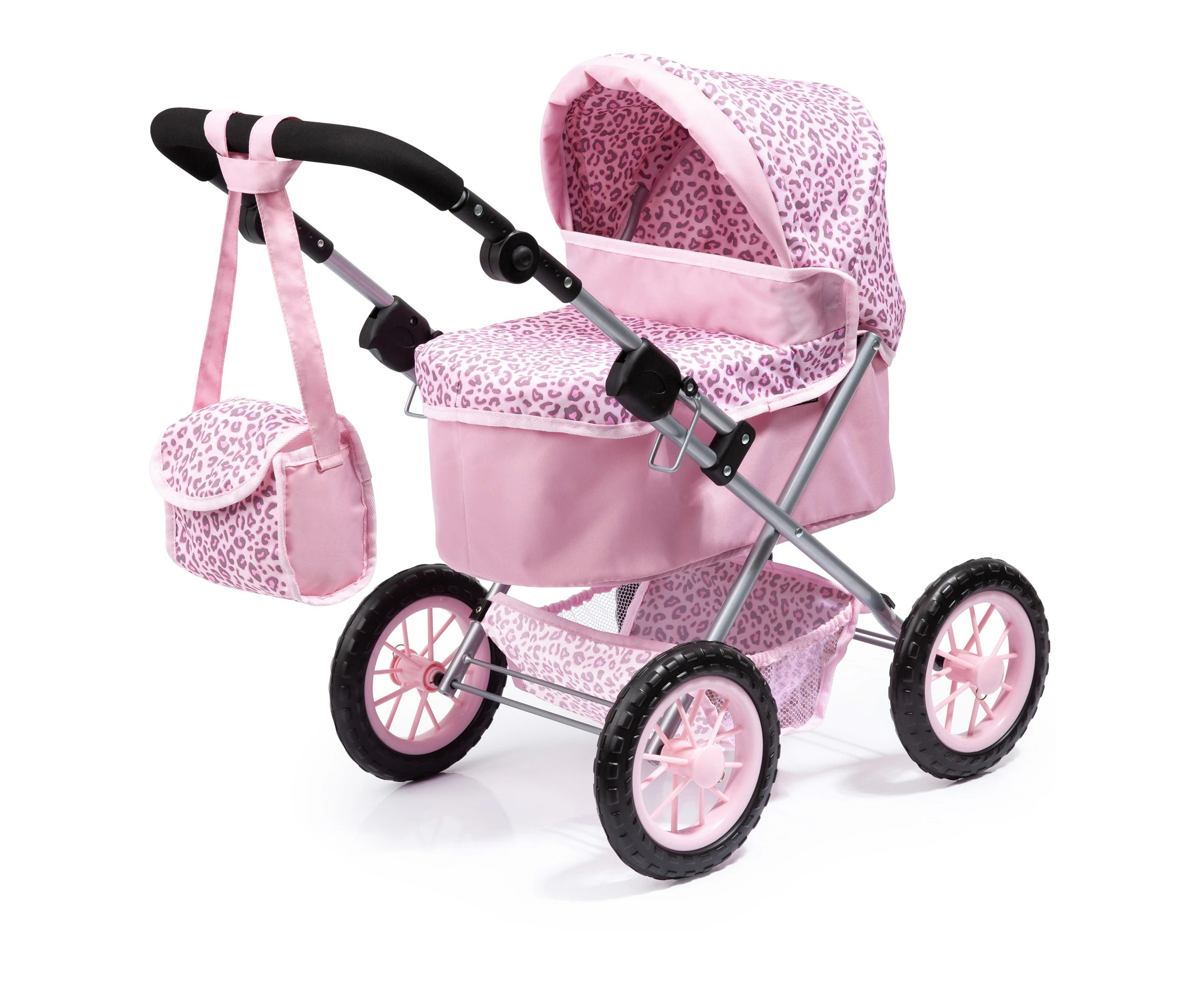 Bayer Trendy Doll Pram Leopard Print