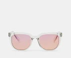 SPY+ Unisex Bewilder Sunglasses - Light Grey/Bronze Iridescent Spectra