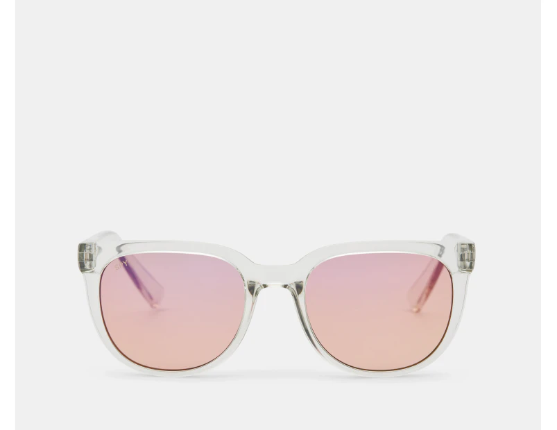 SPY+ Unisex Bewilder Sunglasses - Light Grey/Bronze Iridescent Spectra