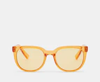 SPY+ Unisex Bewilder Sunglasses - Translucent Orange/Yellow