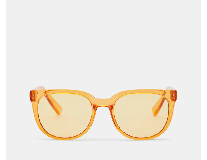 SPY+ Unisex Bewilder Sunglasses - Translucent Orange/Yellow