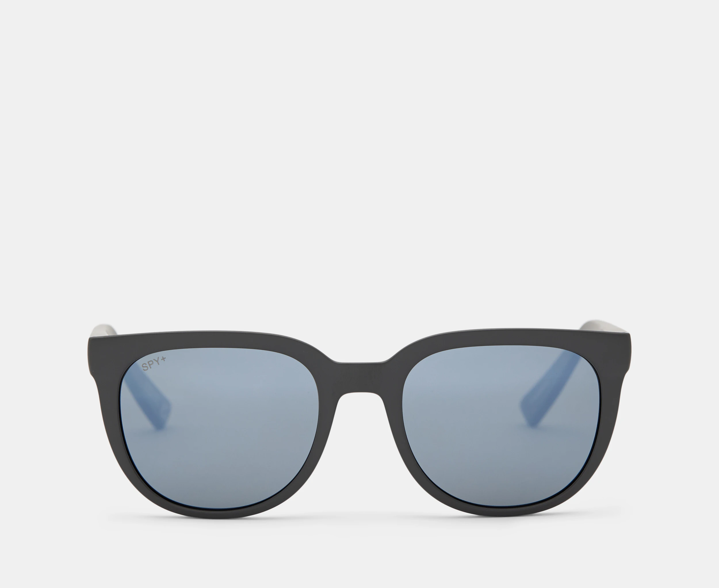 SPY+ Unisex Bewilder Polarised Sunglasses - Matte Gun Metal Grey/Black Spectra