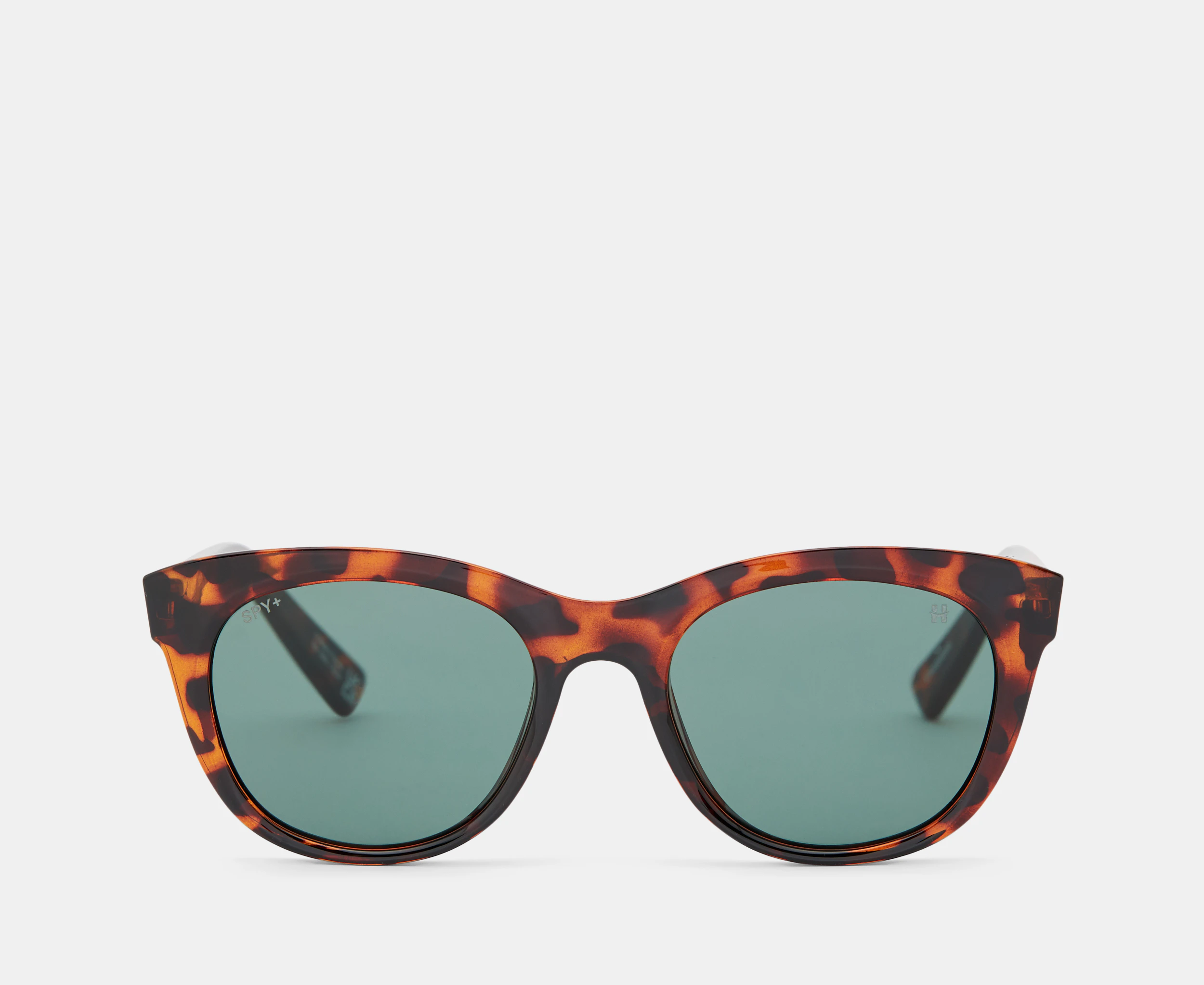 SPY+ Unisex Boundless Sunglasses - Honey Tortoise/Happy Grey Green