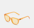 SPY+ Unisex Bewilder Sunglasses - Translucent Orange/Yellow