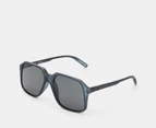 SPY+ Unisex Hot Spot Polarised Sunglasses - Matte Translucent Black/Grey