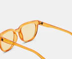 SPY+ Unisex Bewilder Sunglasses - Translucent Orange/Yellow