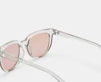 SPY+ Unisex Bewilder Sunglasses - Light Grey/Bronze Iridescent Spectra