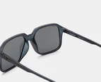 SPY+ Unisex Hot Spot Polarised Sunglasses - Matte Translucent Black/Grey