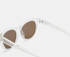 SPY+ Unisex Cedros Sunglasses - Crystal/Happy Bronze Gold Mirror