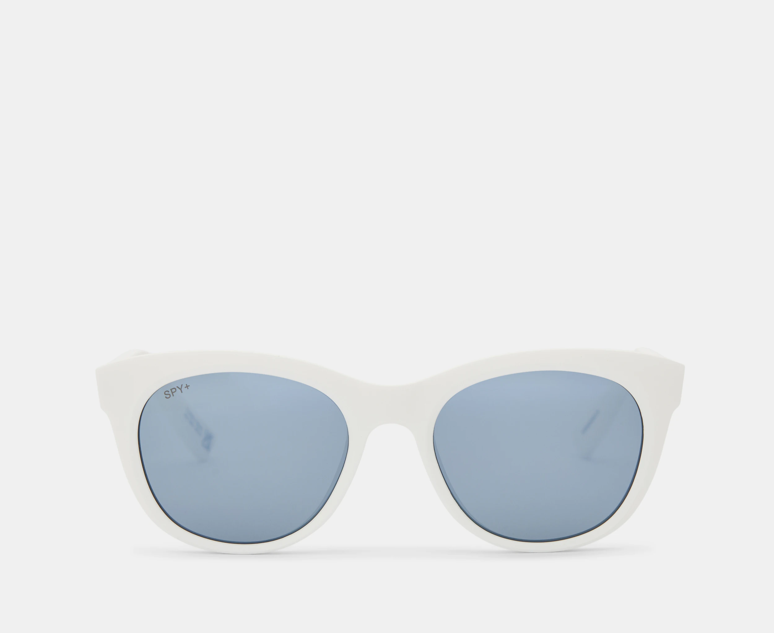 SPY+ Unisex Boundless Sunglasses - Matte White/Grey Black Spectra