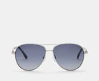 Draper James Women's DJ7025 Aviator Sunglasses - Silver/Blue