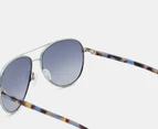 Draper James Women's DJ7025 Aviator Sunglasses - Silver/Blue