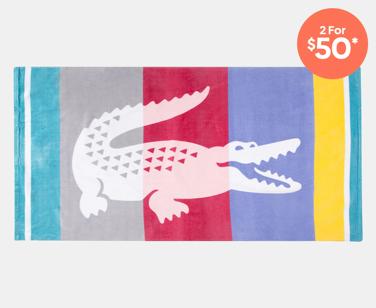 Lacoste Duke Beach Towel - Multi