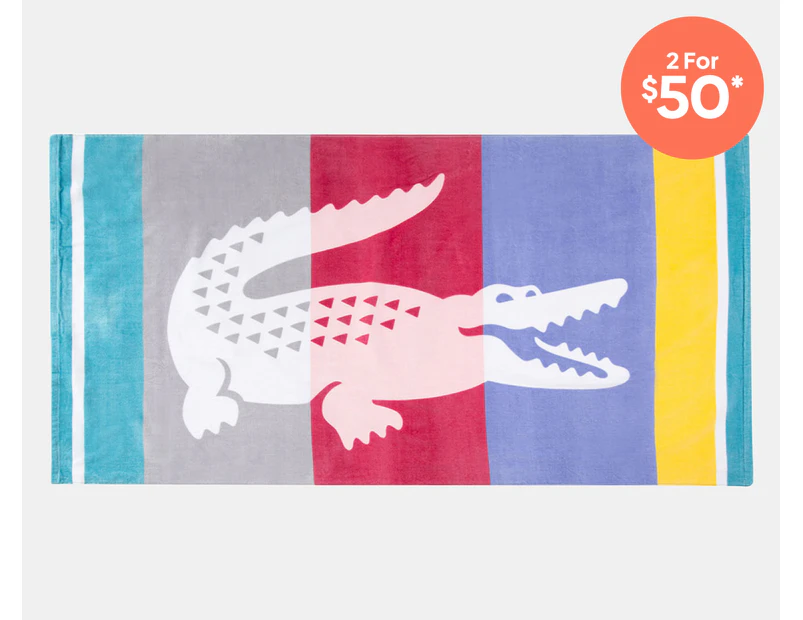 Lacoste Duke Beach Towel - Multi