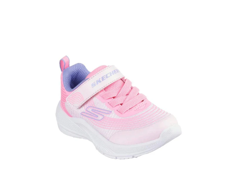 Skechers Toddler Girls' Microspec Advance Sneakers - Light Pink/Lavender