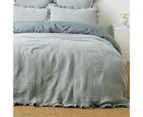 Target Tyler Muslin Ruffle Australian Cotton Quilt Cover Set