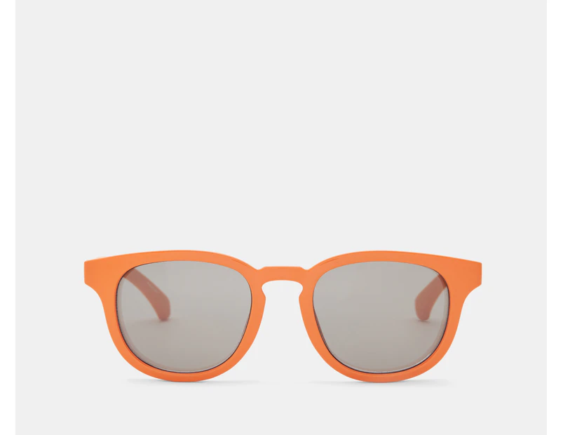 Calvin Klein Jeans Unisex CKJ809SAF Sunglasses - Orange/Grey