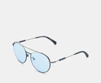 Calvin Klein Jeans Unisex CKJ18106SA Aviator Sunglasses - Navy/Blue