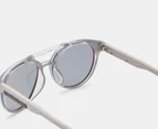 Calvin Klein Jeans Unisex CKJ806SAF Sunglasses - Calcified White/Blue