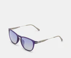 Calvin Klein Jeans Unisex CKJ18708SA Sunglasses - Matte Crystal/Dark Purple